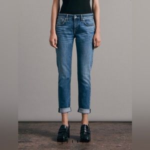 Rag & Bone Dre low rise boyfriend jeans - size 27 (size 4) - “lily” wash